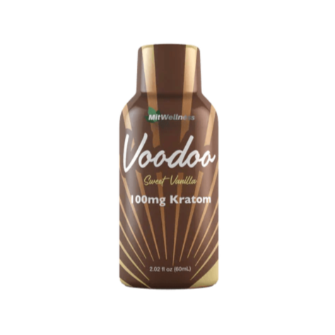 MitWellness | Sweet Vanilla Voodoo Kratom Shot – 100mg / 2oz by MitWellness – kava Shots, | Available at Zenhop