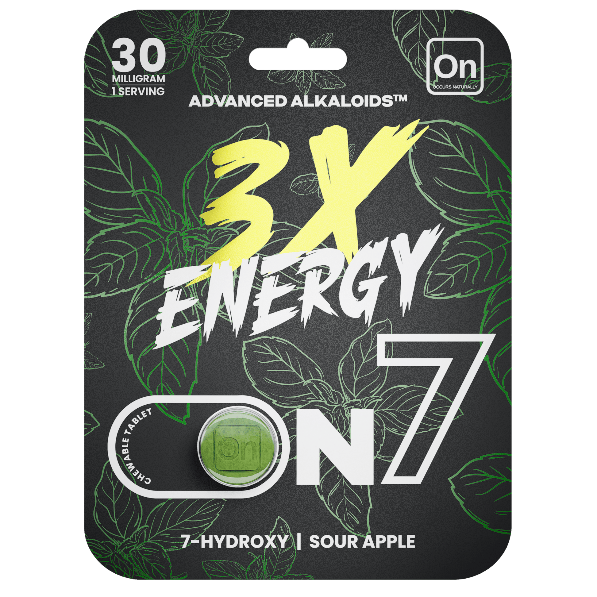 ON7 | Energy 30MG Tablet – 1 Count by ON7 – 7 - OH Extract Tablets, | Available at Zenhop