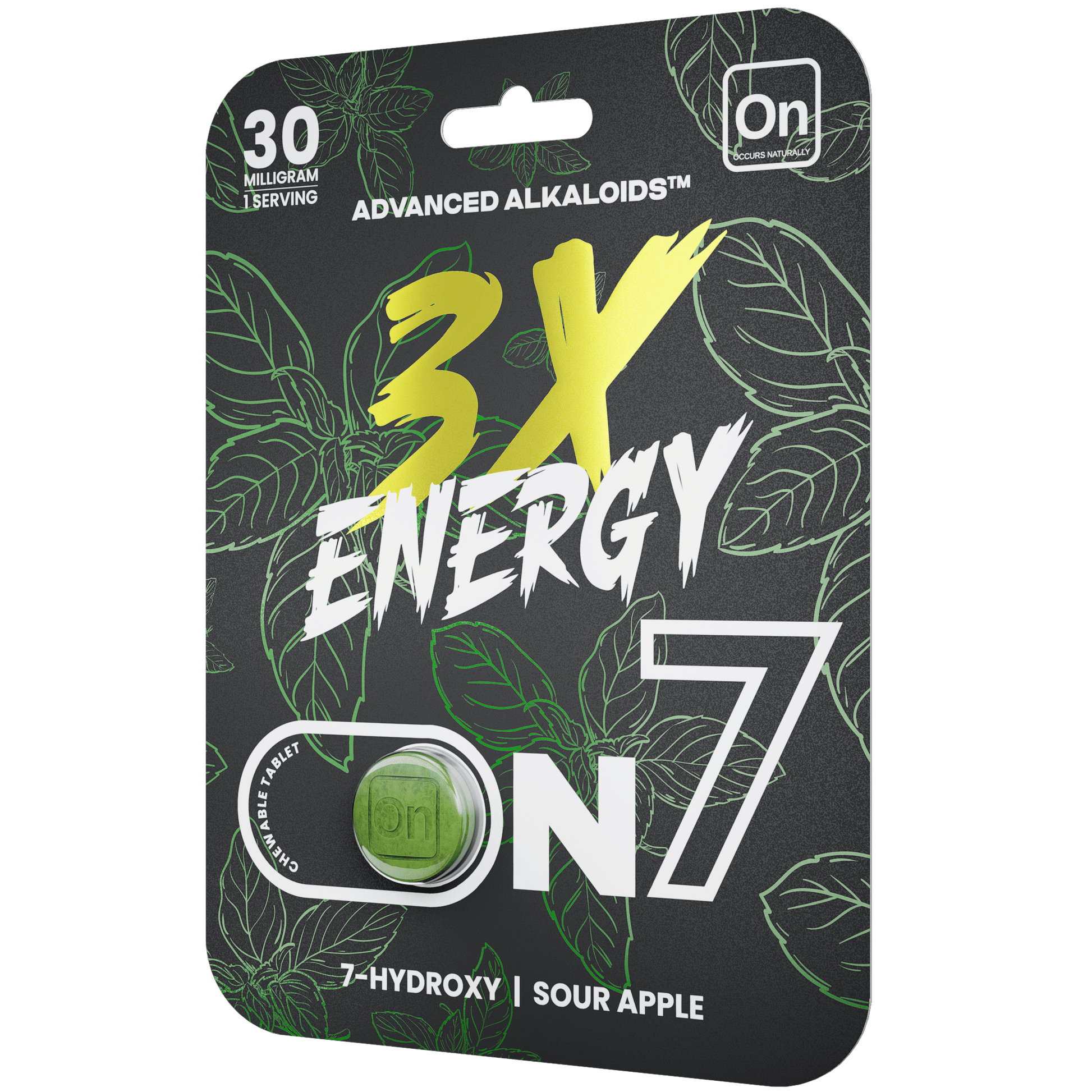 ON7 | Energy 30MG Tablet – 1 Count by ON7 – 7 - OH Extract Tablets, | Available at Zenhop