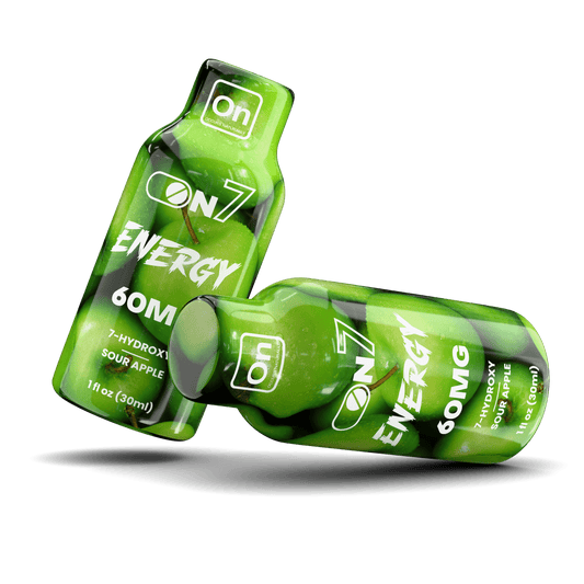 ON7 | Energy Shot – 60MG Liquid Extract |Sour Apple Flavor by ON7 – 7 - OH Extract Tablets, | Available at Zenhop
