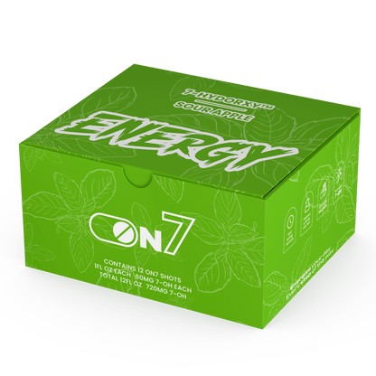 ON7 | Energy Shot – 60MG Liquid Extract |Sour Apple Flavor by ON7 – 7 - OH Extract Tablets, | Available at Zenhop