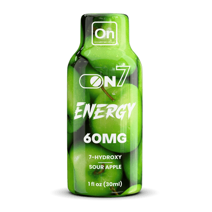 ON7 | Energy Shot – 60MG Liquid Extract |Sour Apple Flavor by ON7 – 7 - OH Extract Tablets, | Available at Zenhop