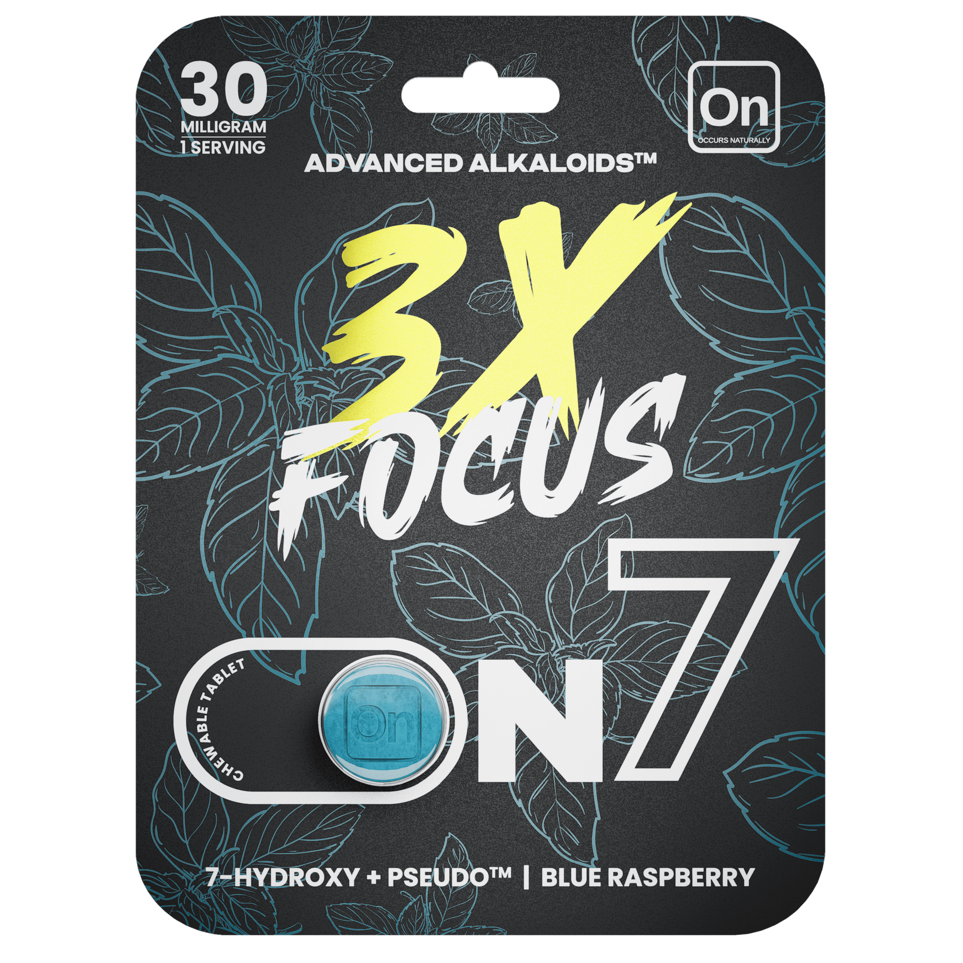 ON7 | Focus 30MG Tablet – 1 Count by ON7 – 7 - OH Extract Tablets, | Available at Zenhop