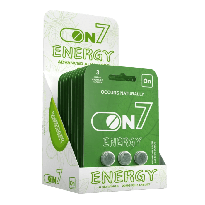 ON7 ON7 | Energy 20MG Tablets – 3 Count 7 - OH Extract Tablets – Available at Zenhop