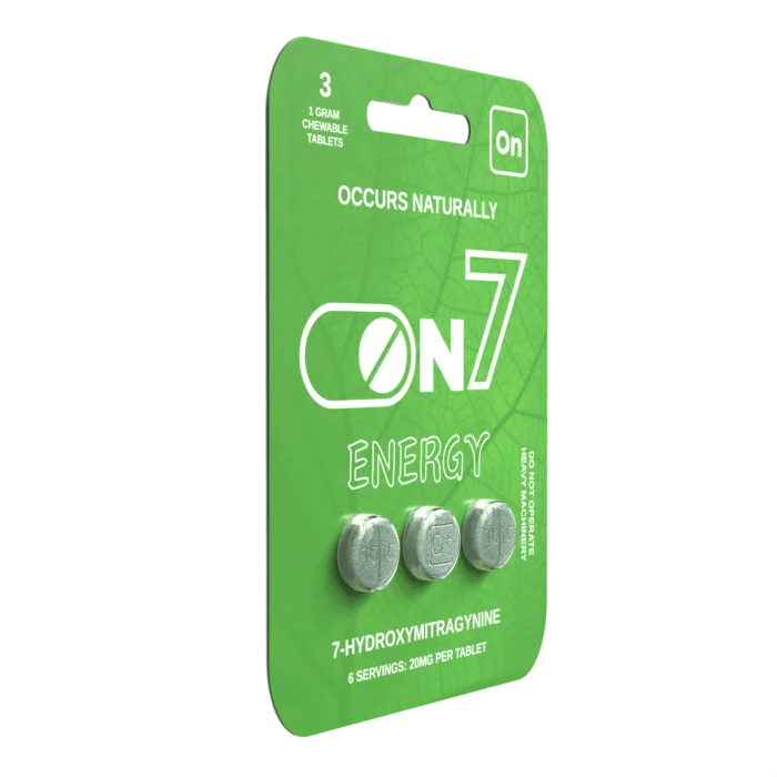 ON7 ON7 | Energy 20MG Tablets – 3 Count 7 - OH Extract Tablets – Available at Zenhop