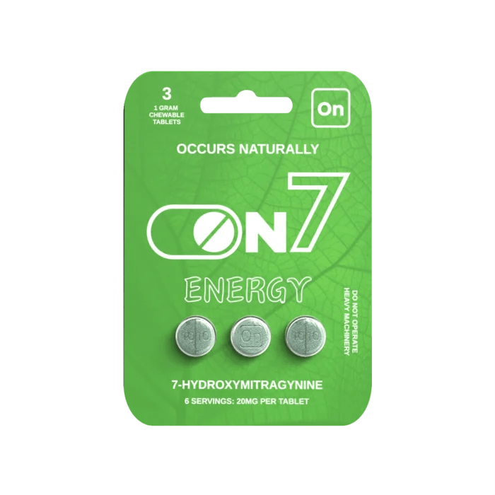 ON7 ON7 | Energy 20MG Tablets – 3 Count 7 - OH Extract Tablets – Available at Zenhop