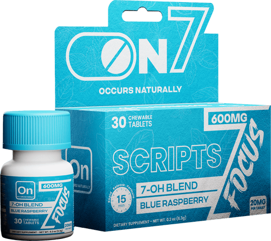 ON7 ON7 | Focus Tablets | 600MG – 30 Count Bottle 7 - OH Extract Tablets – Available at Zenhop