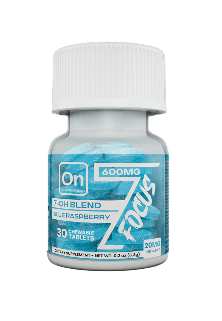 ON7 ON7 | Focus Tablets | 600MG – 30 Count Bottle 7 - OH Extract Tablets – Available at Zenhop