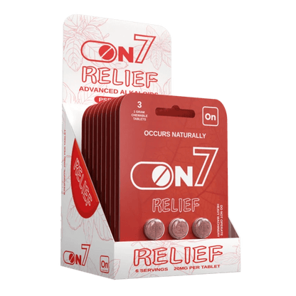 ON7 | Relief 20MG Tablets – 3 Count by ON7 – 7 - OH Extract Tablets, | Available at Zenhop