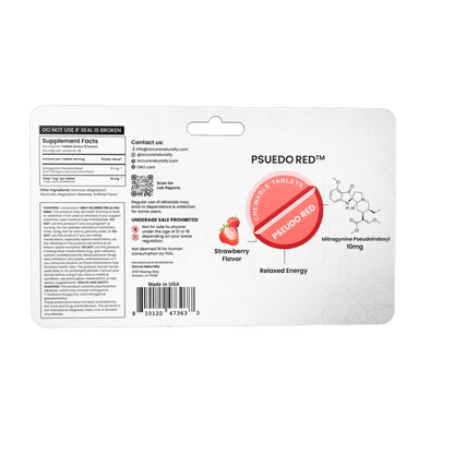 ON7 | Relief Pseudo Red 120MG Tablets | 12 Count by ON7 – 7 - OH Extract Tablets, | Available at Zenhop