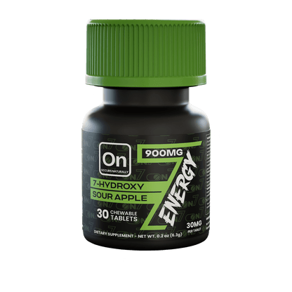 ON7 | Scripts Energy Tablets 900MG – Sour Apple | 30 Count by ON7 – 7 - OH Extract Tablets, | Available at Zenhop