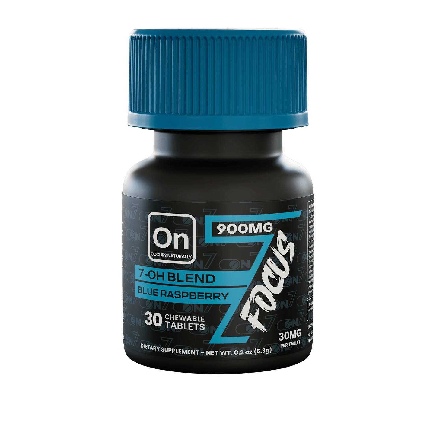 ON7 | Scripts Focus Tablets 900MG – Sour Apple | 30 Count by ON7 – 7 - OH Extract Tablets, | Available at Zenhop