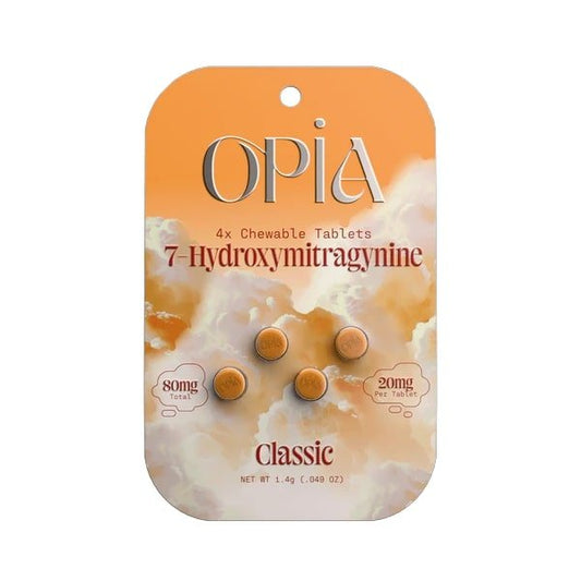 OPIA | 7 - Hydroxymitragynine Chewable Tablets – Classic | 80MG by OPIA – 7 - OH Extract Tablets, 80MG | Available at Zenhop