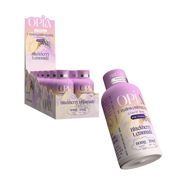 OPIA | 7-OH Liquid Shot 60MG Blackberry Lemonade – Fast-acting clarity and clean energy boost – Shop online now at  Zenhop
