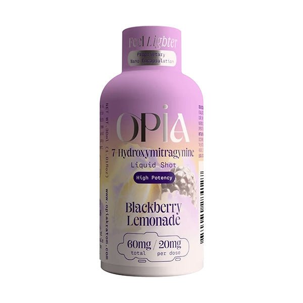 OPIA | 7-OH Liquid Shot 60MG Blackberry Lemonade – Fast-acting clarity and clean energy boost – Shop online now at  Zenhop
