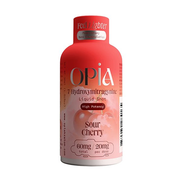 OPIA | 7 - OH High Potency Liquid Shot – Sour Cherry | 60MG by OPIA – 7 - OH - Extracts Shots, 60MG | Available at Zenhop