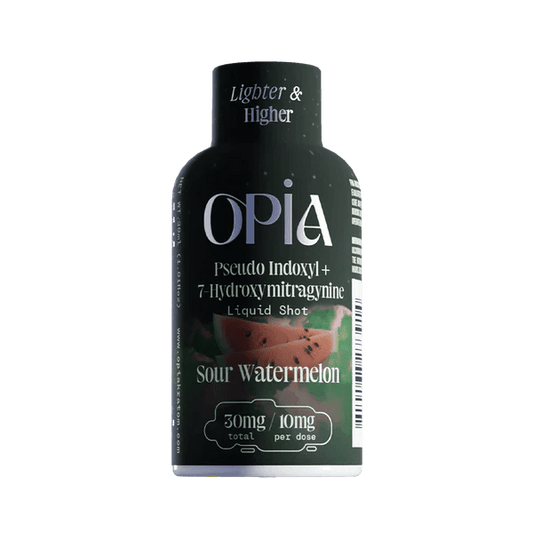 OPIA OPIA | Pseudo + 7 - OH Liquid Shot – Sour Watermelon 30MG 7 - OH - Extracts Shots – Available at Zenhop