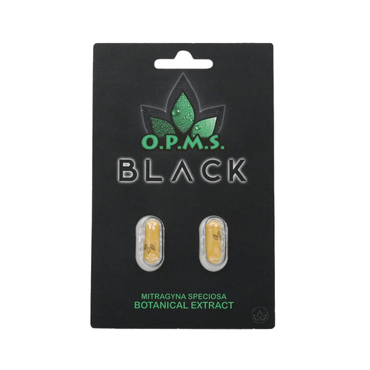 opms OPMS | Black Kratom Extract Capsules – 2ct 7 - OH Extract Tablets – Available at Zenhop