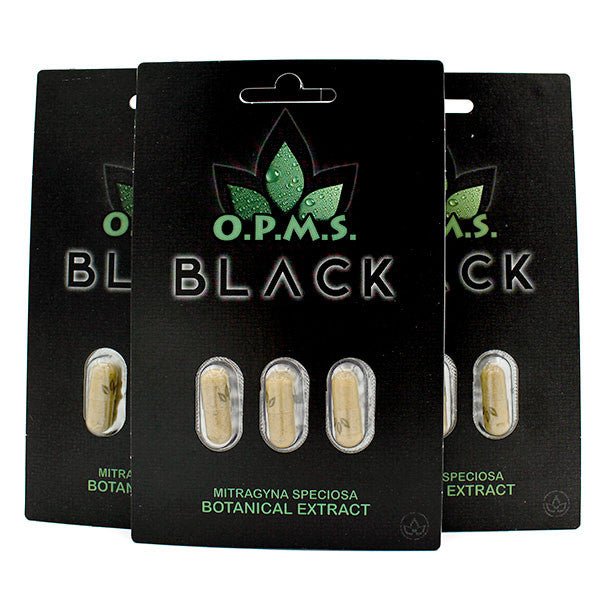 opms OPMS | Black Kratom Extract Capsules – 3ct 7 - OH Extract Tablets – Available at Zenhop