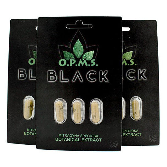 opms OPMS | Black Kratom Extract Capsules – 3ct 7 - OH Extract Tablets – Available at Zenhop