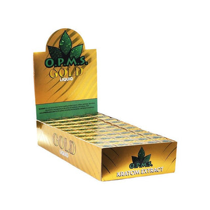 opms OPMS | Gold Kratom Extract Shot – 225mg – Liquid Shot 7 - OH Extract Tablets – Available at Zenhop