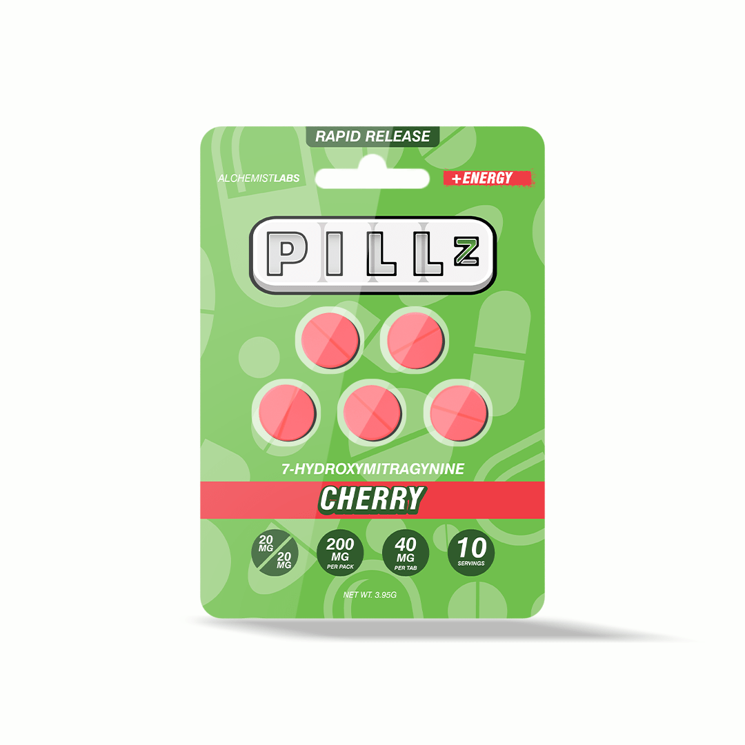 PILLz | Energy Cherry Tablets – 40MG – 5 Count by Pillz – 7 - OH Extract Tablets, | Available at Zenhop