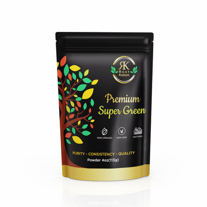 Root | Premium Super Green Kratom | Powder by Root Kratom – Powder, 4 oz (113g) | Available at Zenhop
