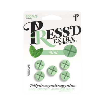 Press’d | Extra Strength White Grape Tablets – 40mg by Press’d – 7 - OH Extract Tablets, Mint | Available at Zenhop