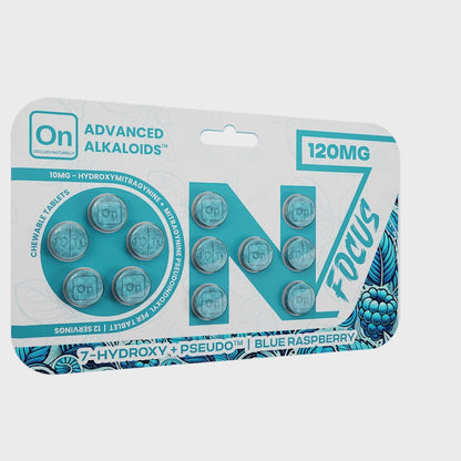 ON7 | Focus 7 OH + Pseudo 120MG Tablets | 12 Count