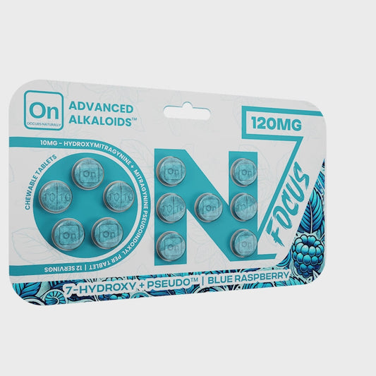 ON7 | Focus 7 OH + Pseudo 120MG Tablets | 12 Count