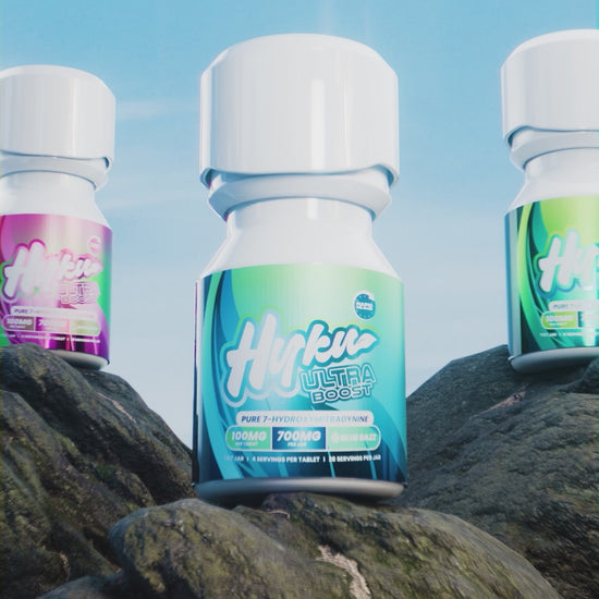 Hyku Ultra Boost 7-OH high-potency 700mg product showcase video for Zenhop Portland