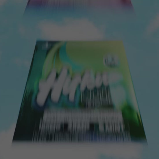 Hyku | Ultra Boost Blue Razz 100mg tablets bottle for clean botanical clarity and balance, lab-tested and verified on Zenhop.com