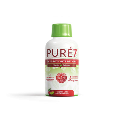 Pure7 | Hydroxymitragynine 7OH Shot – 40mg by Pure7 – 7 - OH - Extracts Shots, Cherry Lime | Available at Zenhop