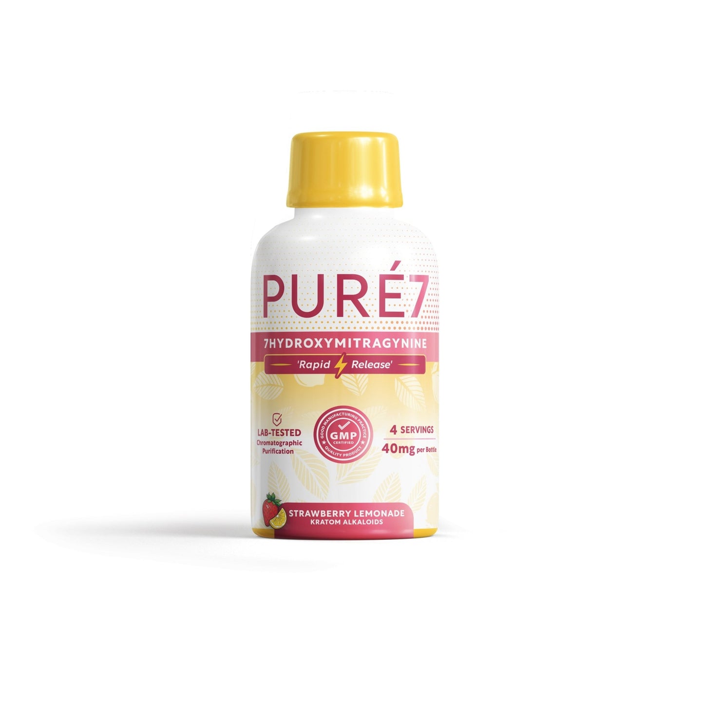 Pure7 | Hydroxymitragynine 7OH Shot – 40mg by Pure7 – 7 - OH - Extracts Shots, Starwberry Lemonnade | Available at Zenhop