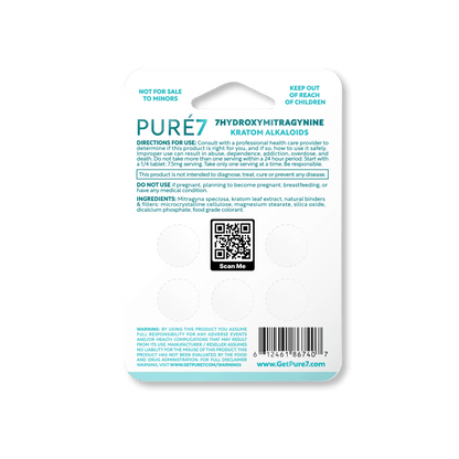 Pure7 | Pure 7OH Tablets Grape – 30mg – 5 Count by Pure7 – 7 - OH Extract Tablets, Strawberry | Available at Zenhop