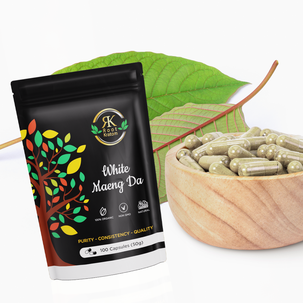 Root Kratom White Kapua Kratom Capsules – 20 Count | Zenhop Marketplace

