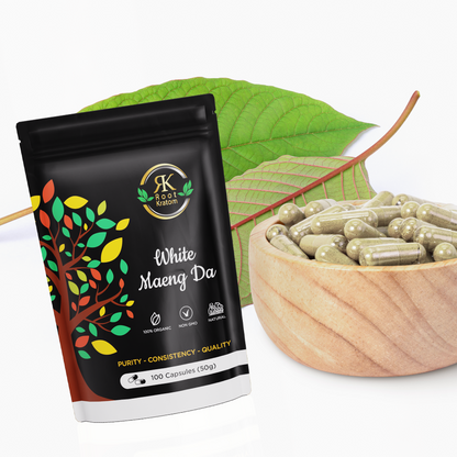 Root Kratom White Kapua Kratom Capsules – 20 Count | Zenhop Marketplace

