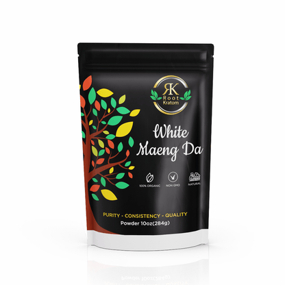 Root | White Maeng Da Kratom | Powder by Root Kratom – Powder, 10 oz (284g) | Available at Zenhop