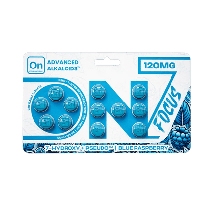 Zenhop ON7 | Focus 7 OH + Pseudo 120MG Tablets | 12 Count 7 - OH Extract Tablets – Available at Zenhop